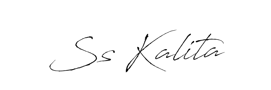 You should practise on your own different ways (Antro_Vectra) to write your name (Ss Kalita) in signature. don't let someone else do it for you. Ss Kalita signature style 6 images and pictures png