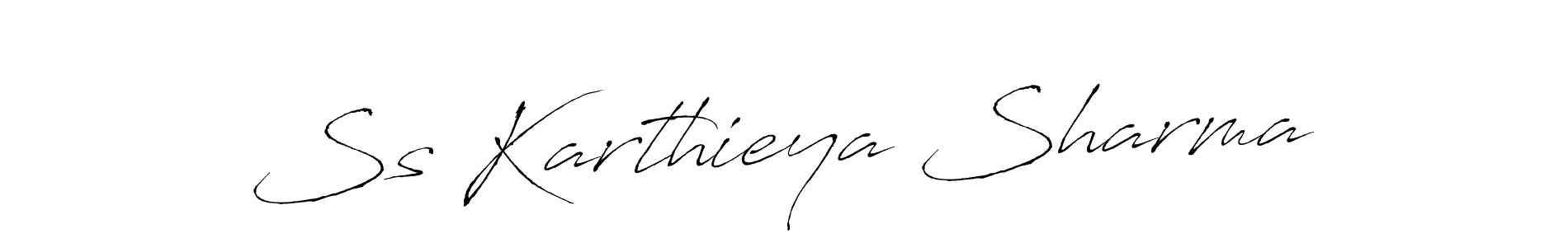 Make a beautiful signature design for name Ss Karthieya Sharma. Use this online signature maker to create a handwritten signature for free. Ss Karthieya Sharma signature style 6 images and pictures png