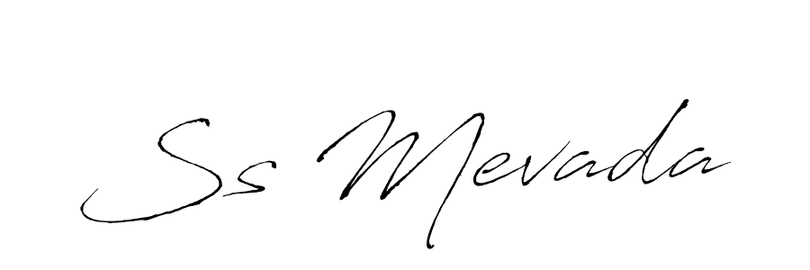 Ss Mevada stylish signature style. Best Handwritten Sign (Antro_Vectra) for my name. Handwritten Signature Collection Ideas for my name Ss Mevada. Ss Mevada signature style 6 images and pictures png