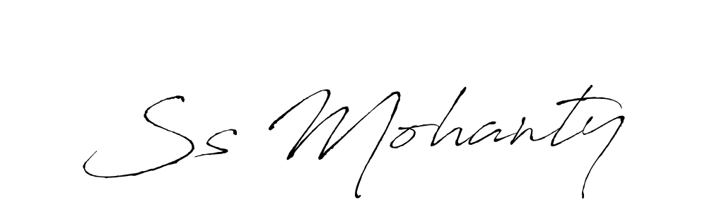 Design your own signature with our free online signature maker. With this signature software, you can create a handwritten (Antro_Vectra) signature for name Ss Mohanty. Ss Mohanty signature style 6 images and pictures png