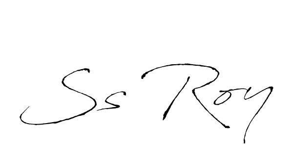 Design your own signature with our free online signature maker. With this signature software, you can create a handwritten (Antro_Vectra) signature for name Ss Roy. Ss Roy signature style 6 images and pictures png