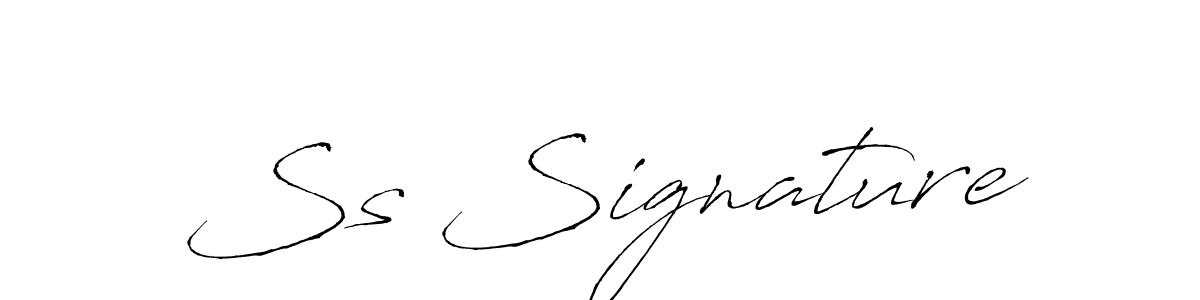 How to make Ss Signature signature? Antro_Vectra is a professional autograph style. Create handwritten signature for Ss Signature name. Ss Signature signature style 6 images and pictures png