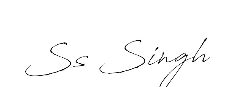 Create a beautiful signature design for name Ss Singh. With this signature (Antro_Vectra) fonts, you can make a handwritten signature for free. Ss Singh signature style 6 images and pictures png
