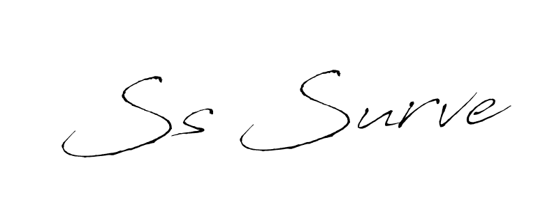 Make a beautiful signature design for name Ss Surve. With this signature (Antro_Vectra) style, you can create a handwritten signature for free. Ss Surve signature style 6 images and pictures png