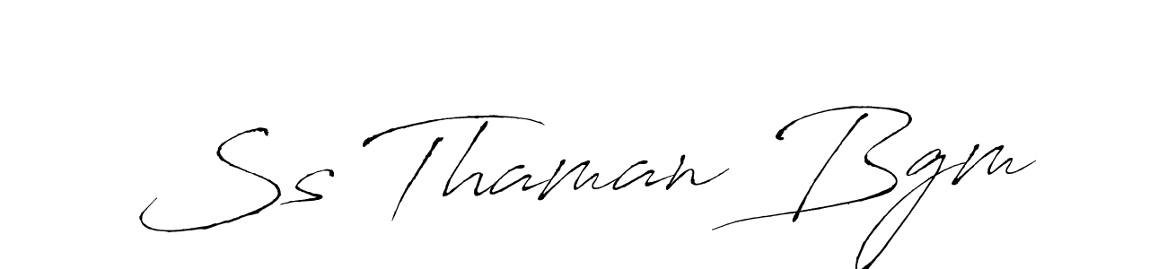Best and Professional Signature Style for Ss Thaman Bgm. Antro_Vectra Best Signature Style Collection. Ss Thaman Bgm signature style 6 images and pictures png