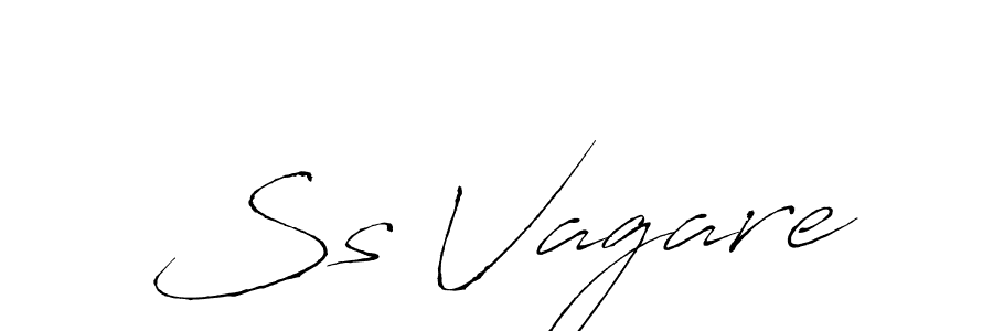 if you are searching for the best signature style for your name Ss Vagare. so please give up your signature search. here we have designed multiple signature styles  using Antro_Vectra. Ss Vagare signature style 6 images and pictures png