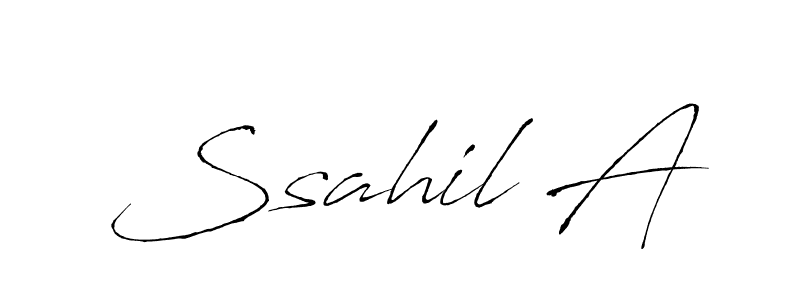 Once you've used our free online signature maker to create your best signature Antro_Vectra style, it's time to enjoy all of the benefits that Ssahil A name signing documents. Ssahil A signature style 6 images and pictures png