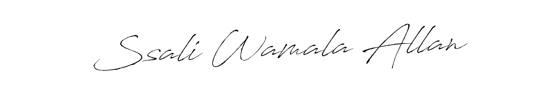 Also we have Ssali Wamala Allan name is the best signature style. Create professional handwritten signature collection using Antro_Vectra autograph style. Ssali Wamala Allan signature style 6 images and pictures png