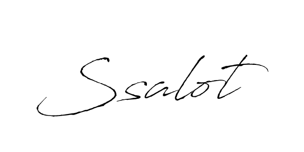 Design your own signature with our free online signature maker. With this signature software, you can create a handwritten (Antro_Vectra) signature for name Ssalot. Ssalot signature style 6 images and pictures png