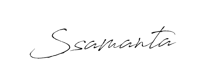 Make a beautiful signature design for name Ssamanta. Use this online signature maker to create a handwritten signature for free. Ssamanta signature style 6 images and pictures png