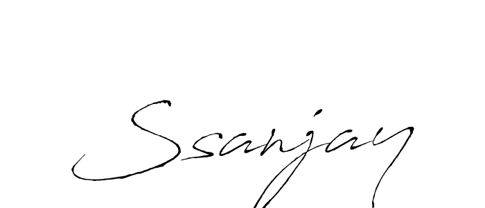 Ssanjay stylish signature style. Best Handwritten Sign (Antro_Vectra) for my name. Handwritten Signature Collection Ideas for my name Ssanjay. Ssanjay signature style 6 images and pictures png