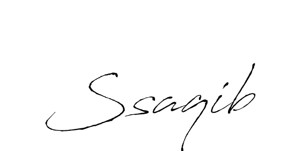 You should practise on your own different ways (Antro_Vectra) to write your name (Ssaqib) in signature. don't let someone else do it for you. Ssaqib signature style 6 images and pictures png