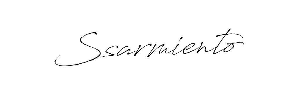 Use a signature maker to create a handwritten signature online. With this signature software, you can design (Antro_Vectra) your own signature for name Ssarmiento. Ssarmiento signature style 6 images and pictures png