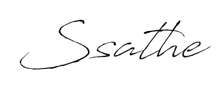 Try this chic Ssathe handwritten sign style. Using Antro_Vectra font elements, it gives your name a sleek, memorable identity. Ssathe signature style 6 images and pictures png