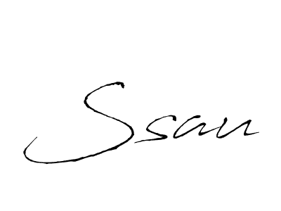 Make a beautiful signature design for name Ssau. With this signature (Antro_Vectra) style, you can create a handwritten signature for free. Ssau signature style 6 images and pictures png