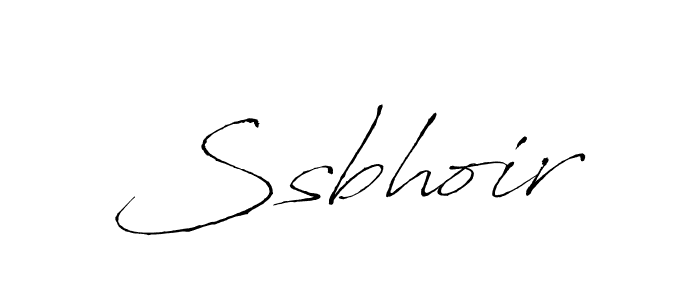 Ssbhoir stylish signature style. Best Handwritten Sign (Antro_Vectra) for my name. Handwritten Signature Collection Ideas for my name Ssbhoir. Ssbhoir signature style 6 images and pictures png