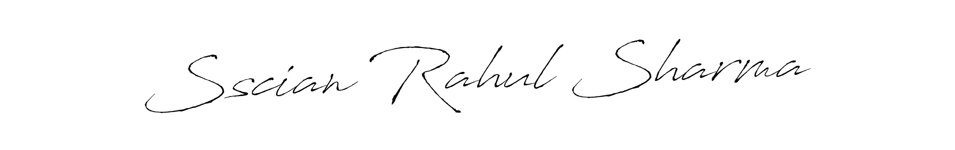 How to make Sscian Rahul Sharma signature? Antro_Vectra is a professional autograph style. Create handwritten signature for Sscian Rahul Sharma name. Sscian Rahul Sharma signature style 6 images and pictures png