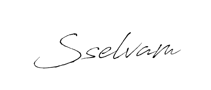 Make a beautiful signature design for name Sselvam. With this signature (Antro_Vectra) style, you can create a handwritten signature for free. Sselvam signature style 6 images and pictures png