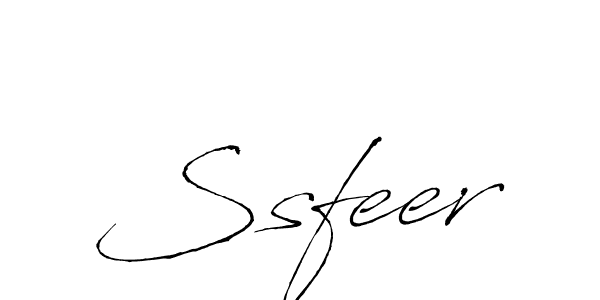 Ssfeer stylish signature style. Best Handwritten Sign (Antro_Vectra) for my name. Handwritten Signature Collection Ideas for my name Ssfeer. Ssfeer signature style 6 images and pictures png