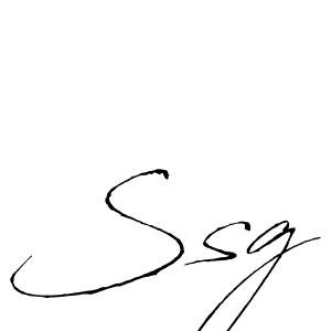 Create a beautiful signature design for name Ssg. With this signature (Antro_Vectra) fonts, you can make a handwritten signature for free. Ssg signature style 6 images and pictures png