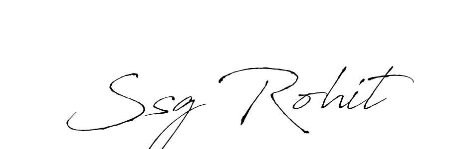 Also we have Ssg Rohit name is the best signature style. Create professional handwritten signature collection using Antro_Vectra autograph style. Ssg Rohit signature style 6 images and pictures png