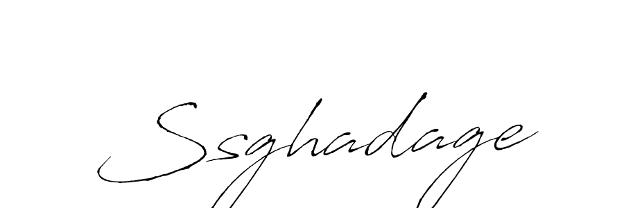Also we have Ssghadage name is the best signature style. Create professional handwritten signature collection using Antro_Vectra autograph style. Ssghadage signature style 6 images and pictures png