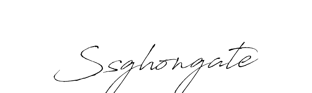 Design your own signature with our free online signature maker. With this signature software, you can create a handwritten (Antro_Vectra) signature for name Ssghongate. Ssghongate signature style 6 images and pictures png