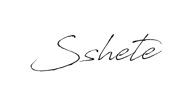 Use a signature maker to create a handwritten signature online. With this signature software, you can design (Antro_Vectra) your own signature for name Sshete. Sshete signature style 6 images and pictures png