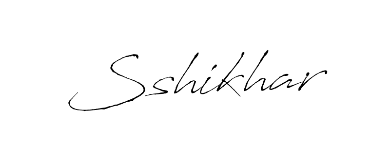 You should practise on your own different ways (Antro_Vectra) to write your name (Sshikhar) in signature. don't let someone else do it for you. Sshikhar signature style 6 images and pictures png