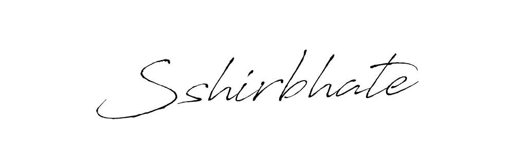 Make a beautiful signature design for name Sshirbhate. Use this online signature maker to create a handwritten signature for free. Sshirbhate signature style 6 images and pictures png