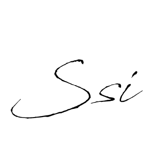 Also we have Ssi name is the best signature style. Create professional handwritten signature collection using Antro_Vectra autograph style. Ssi signature style 6 images and pictures png