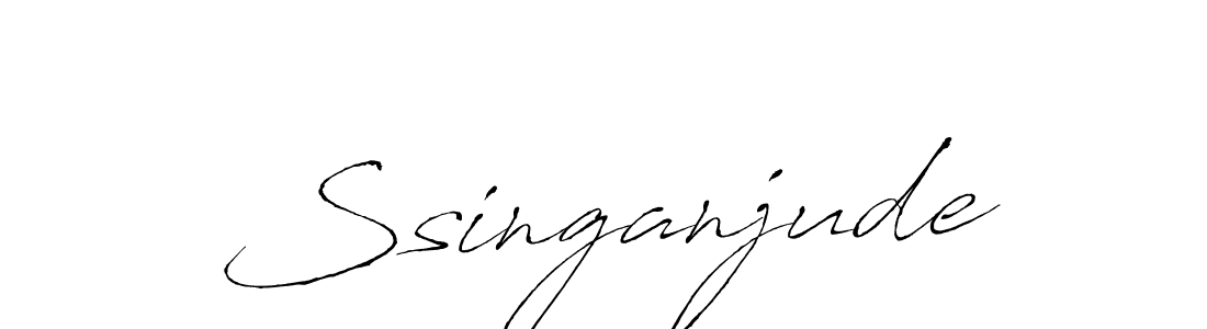 How to make Ssinganjude signature? Antro_Vectra is a professional autograph style. Create handwritten signature for Ssinganjude name. Ssinganjude signature style 6 images and pictures png