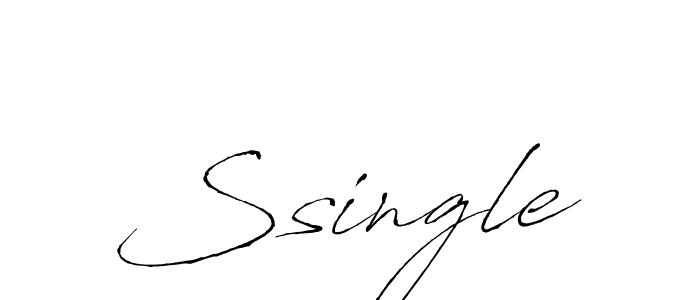 How to make Ssingle signature? Antro_Vectra is a professional autograph style. Create handwritten signature for Ssingle name. Ssingle signature style 6 images and pictures png