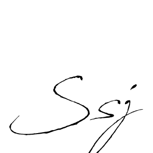 How to make Ssj name signature. Use Antro_Vectra style for creating short signs online. This is the latest handwritten sign. Ssj signature style 6 images and pictures png