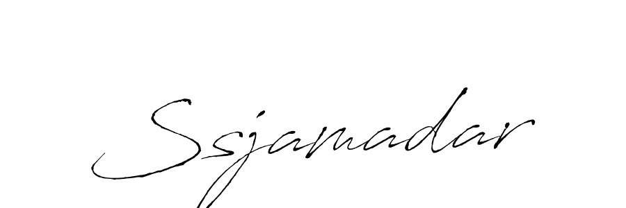 Ssjamadar stylish signature style. Best Handwritten Sign (Antro_Vectra) for my name. Handwritten Signature Collection Ideas for my name Ssjamadar. Ssjamadar signature style 6 images and pictures png