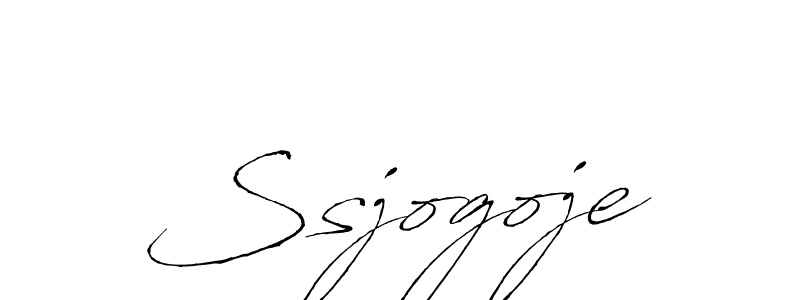 Create a beautiful signature design for name Ssjogoje. With this signature (Antro_Vectra) fonts, you can make a handwritten signature for free. Ssjogoje signature style 6 images and pictures png