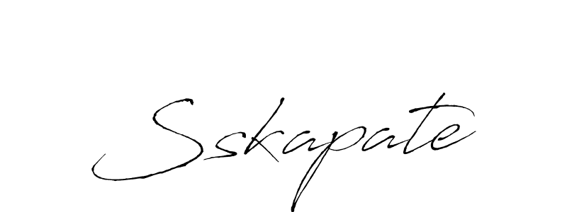 Sskapate stylish signature style. Best Handwritten Sign (Antro_Vectra) for my name. Handwritten Signature Collection Ideas for my name Sskapate. Sskapate signature style 6 images and pictures png