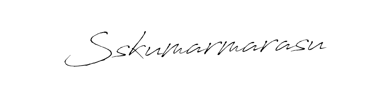 Make a beautiful signature design for name Sskumarmarasu. With this signature (Antro_Vectra) style, you can create a handwritten signature for free. Sskumarmarasu signature style 6 images and pictures png