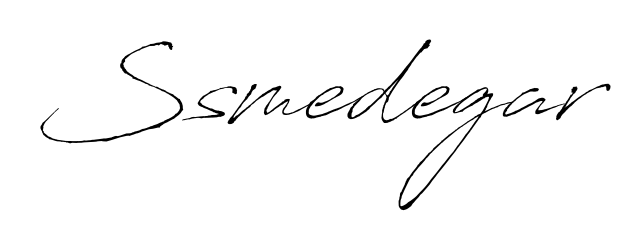 Also we have Ssmedegar name is the best signature style. Create professional handwritten signature collection using Antro_Vectra autograph style. Ssmedegar signature style 6 images and pictures png