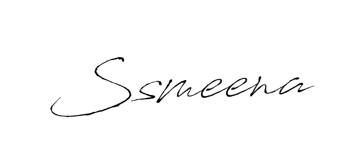 Antro_Vectra is a professional signature style that is perfect for those who want to add a touch of class to their signature. It is also a great choice for those who want to make their signature more unique. Get Ssmeena name to fancy signature for free. Ssmeena signature style 6 images and pictures png