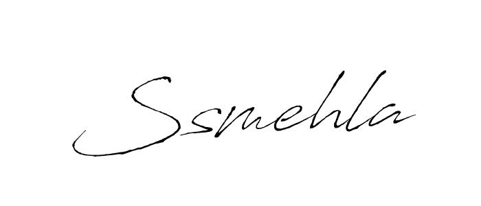 Design your own signature with our free online signature maker. With this signature software, you can create a handwritten (Antro_Vectra) signature for name Ssmehla. Ssmehla signature style 6 images and pictures png