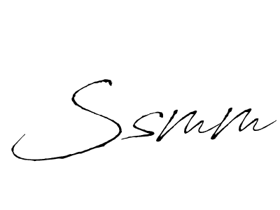 Also You can easily find your signature by using the search form. We will create Ssmm name handwritten signature images for you free of cost using Antro_Vectra sign style. Ssmm signature style 6 images and pictures png