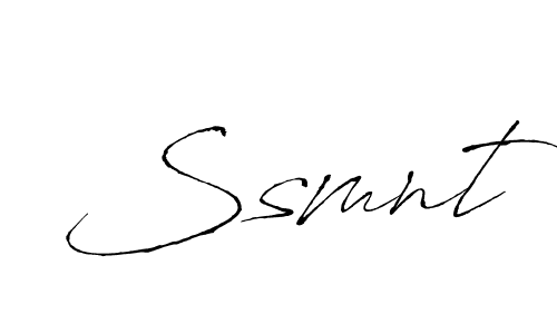 if you are searching for the best signature style for your name Ssmnt. so please give up your signature search. here we have designed multiple signature styles  using Antro_Vectra. Ssmnt signature style 6 images and pictures png