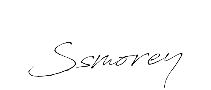 Also we have Ssmorey name is the best signature style. Create professional handwritten signature collection using Antro_Vectra autograph style. Ssmorey signature style 6 images and pictures png