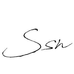 Use a signature maker to create a handwritten signature online. With this signature software, you can design (Antro_Vectra) your own signature for name Ssn. Ssn signature style 6 images and pictures png