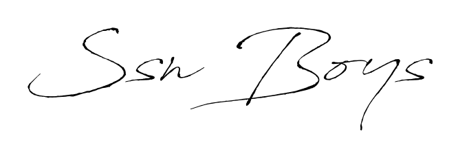Discover how Ssn Boys looks in an executive cursive font (Antro_Vectra). Perfect for legal documents, invoices, and certificates. Ssn Boys signature style 6 images and pictures png