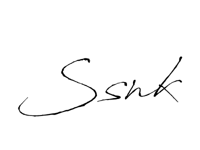 Ssnk stylish signature style. Best Handwritten Sign (Antro_Vectra) for my name. Handwritten Signature Collection Ideas for my name Ssnk. Ssnk signature style 6 images and pictures png