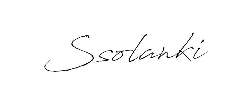 Design your own signature with our free online signature maker. With this signature software, you can create a handwritten (Antro_Vectra) signature for name Ssolanki. Ssolanki signature style 6 images and pictures png