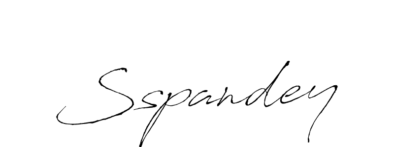 Make a beautiful signature design for name Sspandey. With this signature (Antro_Vectra) style, you can create a handwritten signature for free. Sspandey signature style 6 images and pictures png