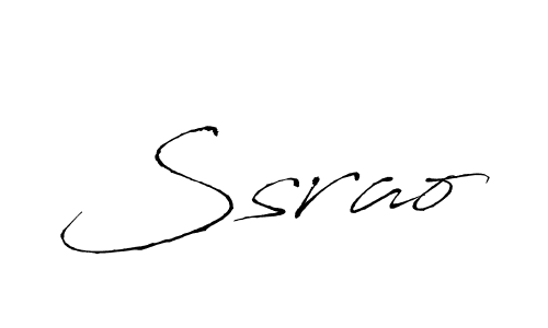 Make a beautiful signature design for name Ssrao. With this signature (Antro_Vectra) style, you can create a handwritten signature for free. Ssrao signature style 6 images and pictures png